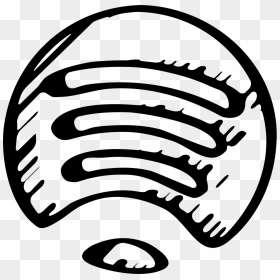 Spotify Sketched Logo Variant - Spotify Logo Png, Transparent Png - spotify icon png