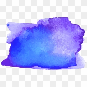 Vector Crystal Watercolor - Purple Blue Watercolor Vector, HD Png Download - blue watercolor png