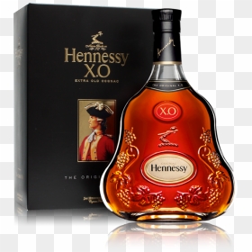 Hennessy Xo Bottle With Gift Box - Hennessy Xo, HD Png Download - hennessy bottle png