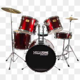 Transparent Drum Set Clipart - Drum Set With Drummer Png, Png Download - drum png