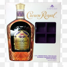 Crown Royal Gift Set - Crown Royal With Ice Mold, HD Png Download - crown royal png