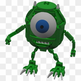 Lego Mike Wazowski, HD Png Download - mike wazowski png