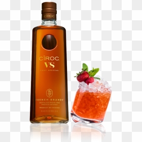 Is "cã®roc - Ciroc Vs Brandy 750ml, HD Png Download - hennessy bottle png