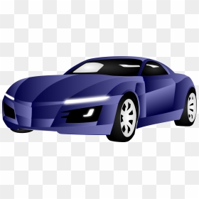 Cartoon Sports Car Png , Png Download - Sports Car Cartoon Png, Transparent Png - cartoon car png