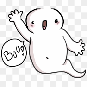 I"m Looking For A Drawing Of A Cute Ghost - Ghost Drawing Png, Transparent Png - cute ghost png
