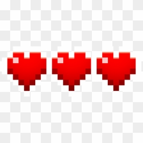 Thumb Image - Minecraft Heart Stickers Png, Transparent Png - health bar png