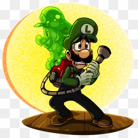Here’s My Little Fan Art To Celebrate The E3 Announcement - Luigi Mansion 3 Book, HD Png Download - mario mustache png