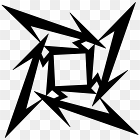 Metallica Logo, HD Png Download - ninja star png