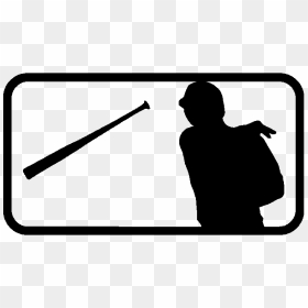 The Bat Flip - Baseball Bat Flip Silhouette, HD Png Download - bat silhouette png