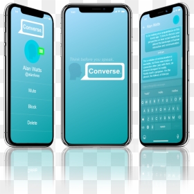 Transparent Converse Png - Smartphone, Png Download - smartphone icon png