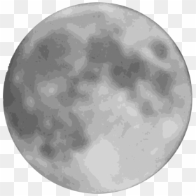 Full Moon Png Black - Full Moon Png Cartoon, Transparent Png - white background png