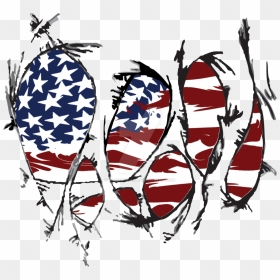 28 Collection Of Ripped Flag Drawing - Cool American Flag Drawing, HD Png Download - ripped png