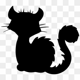 Transparent Cat Silhouette Png - Cat Silhouette, Png Download - bat silhouette png