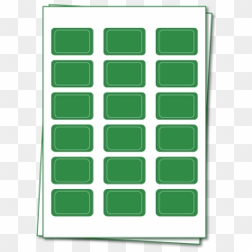 Rounded Corner Labels - เบอร์ สี กัปตัน สี น้ำมัน, HD Png Download - rounded square png