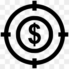Dollar Sign Target Business - 4g And 5g, HD Png Download - dollar sign icon png