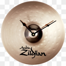Zildjian Cymbal Clock - Skin Real Drum Png, Transparent Png - drum png