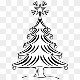 Christmas Lights String Clipart Black And White Png - Christmas Tree Pencil Drawing, Transparent Png - christmas light string png