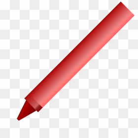 Crayon Svg Clip Arts - Red Pencil Clipart, HD Png Download - crayon png