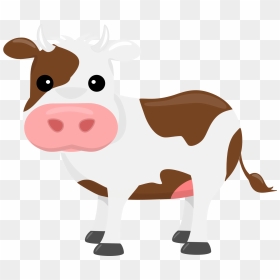 Thumb Image - Transparent Background Cute Cow Clipart, HD Png Download - farm png