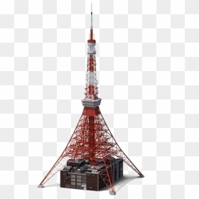 Communication Tower Png Transparent - Tokyo Tower, Png Download - tower png