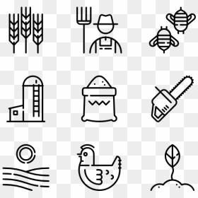 Iconos De La Agricultura, HD Png Download - farm png