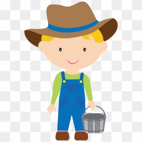 Kids Clipart Farmer - Cute Farmer Clipart, HD Png Download - farm png