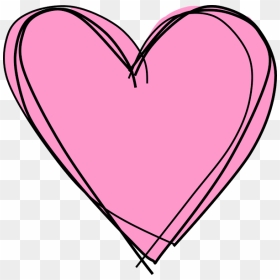 Free Heart Clipart - Pink Heart White Background, HD Png Download - white background png