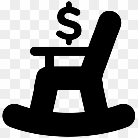 Dollar Sign Silhouette At Getdrawings - Retirement Icon Transparent, HD Png Download - dollar sign icon png