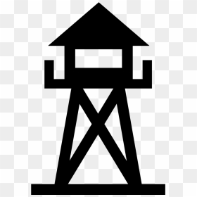 Watch Tower Clipart Picture Black And White Stock Created - Watch Tower Png, Transparent Png - tower png