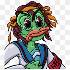 Cartoon, HD Png Download - pepe frog png