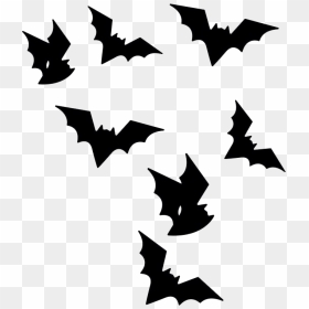 Bats Vector Png, Transparent Png - bat silhouette png