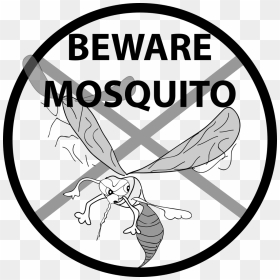 Beware Mosquito Svg Clip Arts - Mosquito Clip Art, HD Png Download - mosquito png