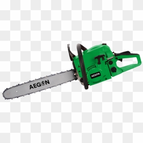 Green Chainsaw Transparent, HD Png Download - chainsaw png