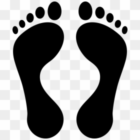 Footprint Computer Icons Clip Art - Left And Right Foot, HD Png Download - footprints png