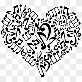 Illustration, HD Png Download - notas musicales png