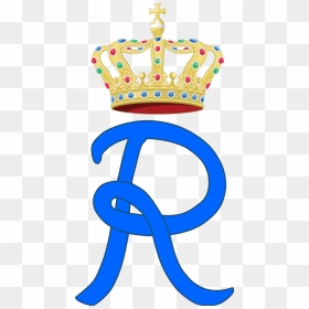 Letters R With Crowns Png Monogram Clipart Freeuse - Symbol Ludwig Ii Wittelsbach, Transparent Png - crowns png
