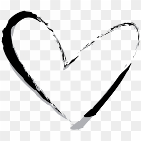 Transparent Hand Drawing Png - Sketch, Png Download - drawn heart png