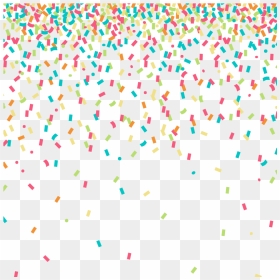 Confetti Clip Art - Birthday Confetti Transparent Background, HD Png Download - confetti background png