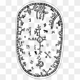 Sámi Mythology Shaman Drum Samisk Mytologi Schamantrumma - Samisk Religion, HD Png Download - drum png