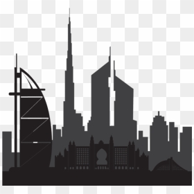 Free Png Dubai Silhouette Png Png - Dubai Clipart Png, Transparent Png - buildings png