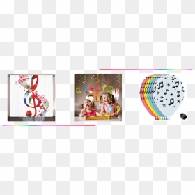 Decoracion De Notas Musicales - Thanksgiving, HD Png Download - notas musicales png