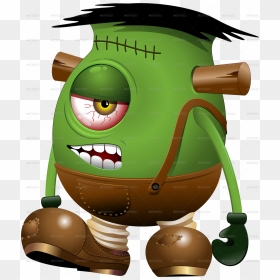 Transparent Frankenstein Clipart - Green Eyed Monster Frankenstein, HD Png Download - frankenstein png