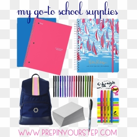 Over The Years I"ve Discovered Which School Supplies - Bag, HD Png Download - school supplies png