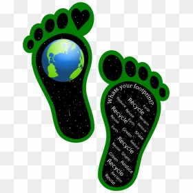 Earth Footprints Clip Arts - Earth Clip Art, HD Png Download - footprints png