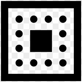 A Square With Slightly Rounded Corners, With A Smaller - Circle, HD Png Download - rounded square png