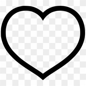 Empty Heart Svg Png Icon Free Download - Heart Line Icon Png, Transparent Png - drawn heart png