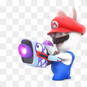 Nintendo Fanon Wiki - Mario Plus Rabbids Kingdom Battle Rabbid Mario, HD Png Download - mario mustache png