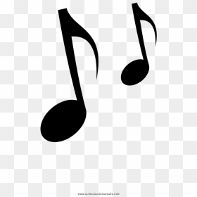 Notas-musicales Página Para Colorear - Note De Musique Drawing, HD Png Download - notas musicales png