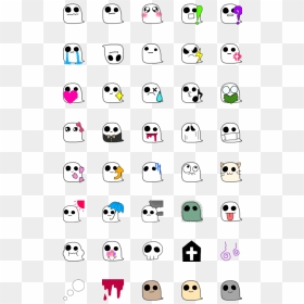Emoji, HD Png Download - cute ghost png
