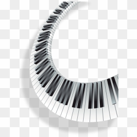 Transparent Piano Keys Png, Png Download - notas musicales png